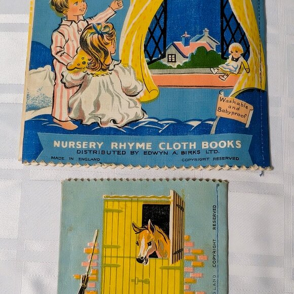 BABY BOOKS BOY BLUE BOOK AND BABY HORSE CLOTH BOOK LOT KIDS CHILDREN VINTAGE - Picture 10 of 14